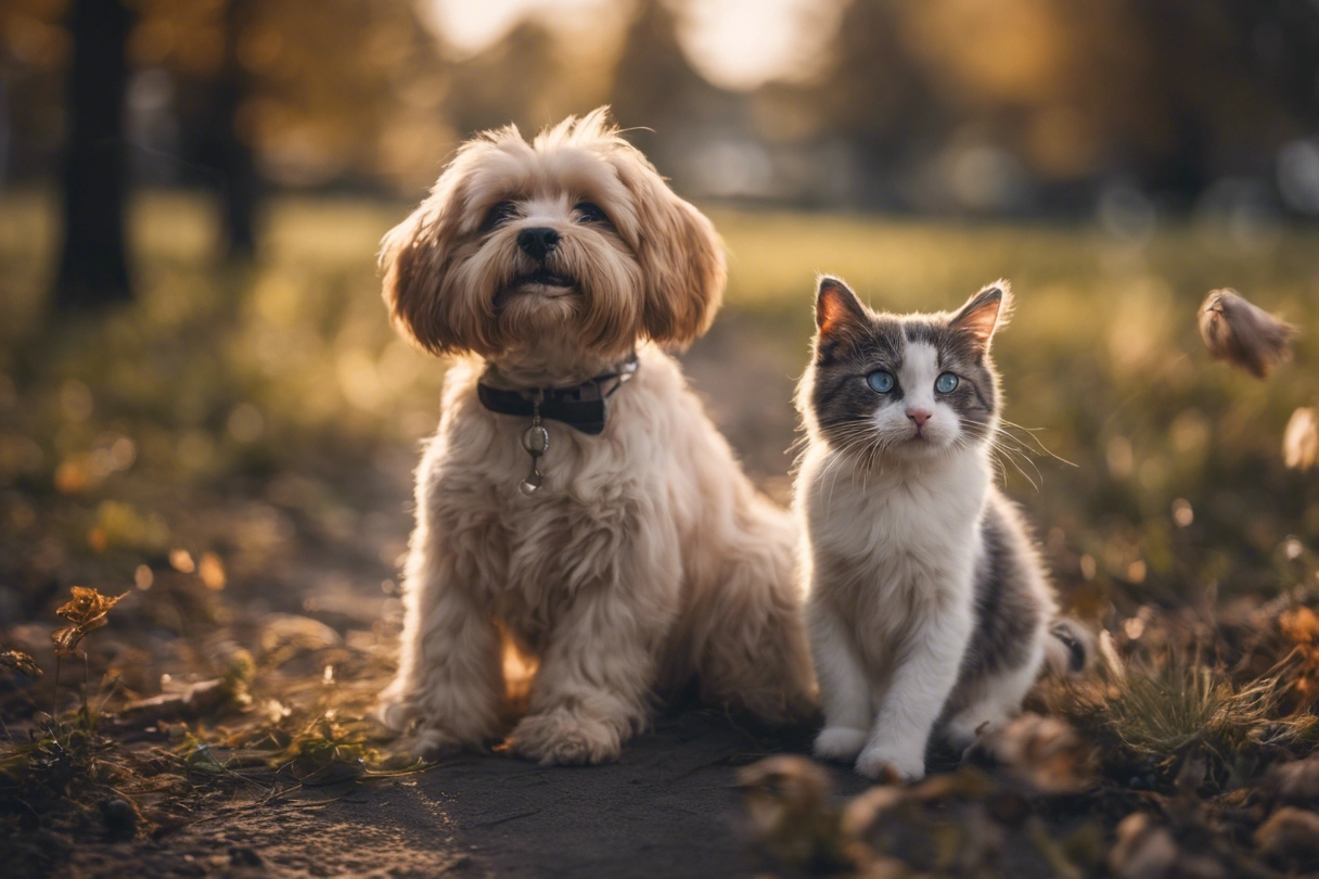 A pet dog and cat they have pet insurance in usa